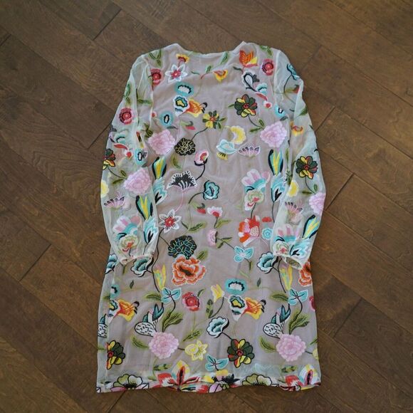 Philosophy Floral Lace Embroidered Romantic‎ Long Sleeve Women's S - Picture 3 of 5